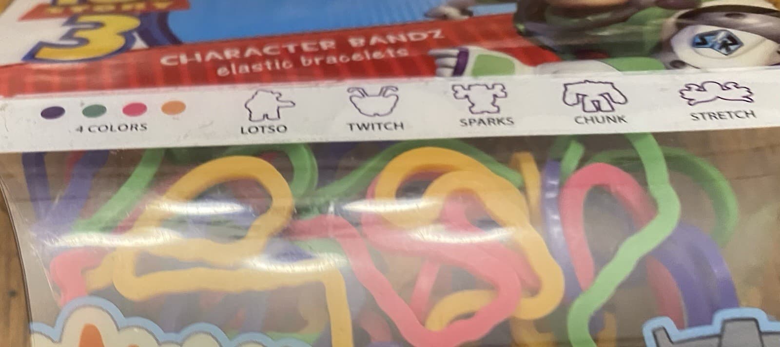 Disney Pixar Toy Story 3 Character Bandz Elastic Bracelets 20 Pk SERIES 3 4