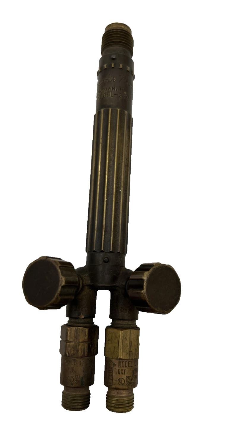 Lot of 5 Ox-Acetylene  Torch Tips & Cutting Torch Head Oxy, Air Products PARTS 2