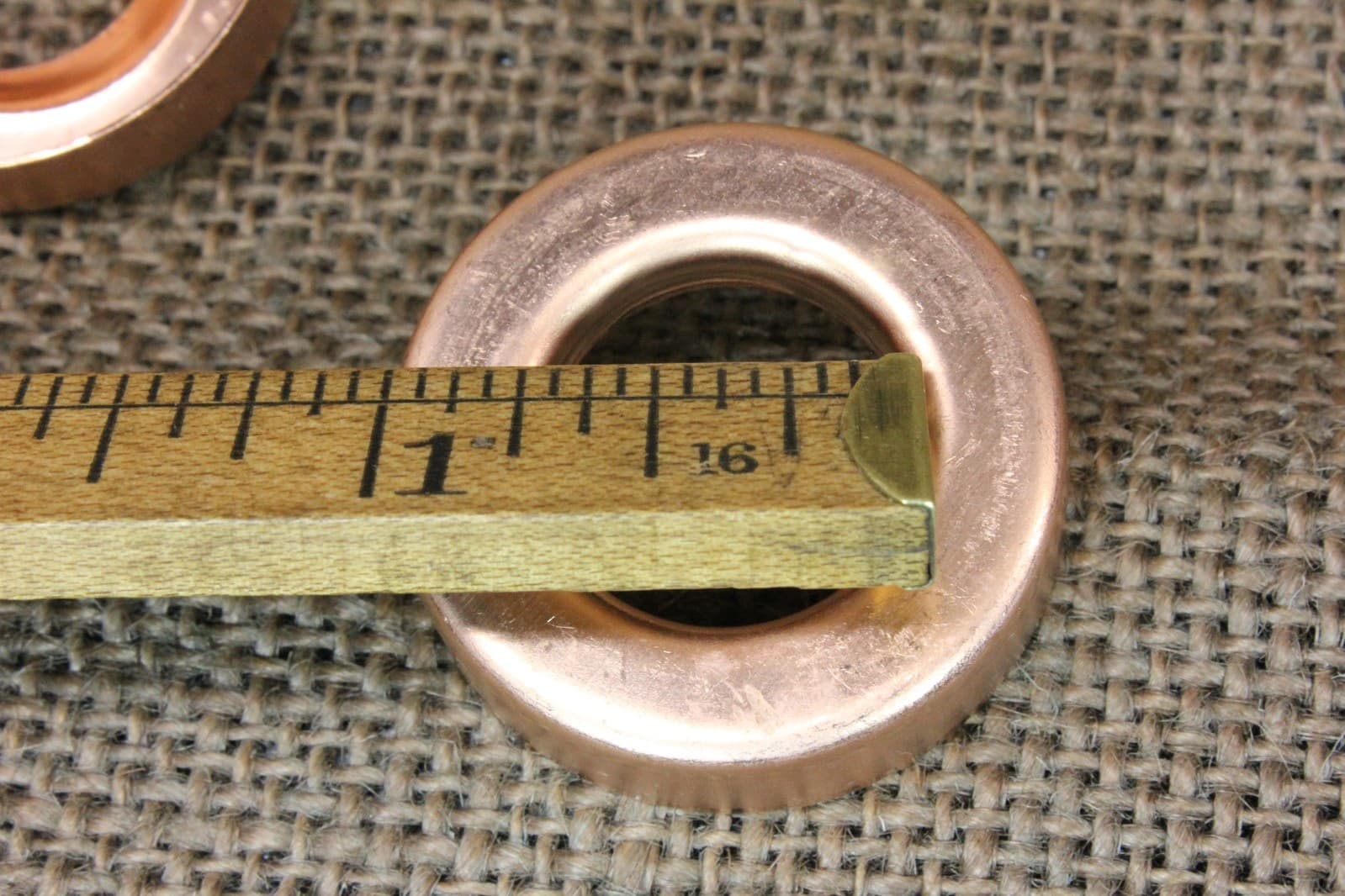 2 Lightning Rod Ball End Caps Solid Copper New Replacement 1 1/4 X 5/8” Small 6
