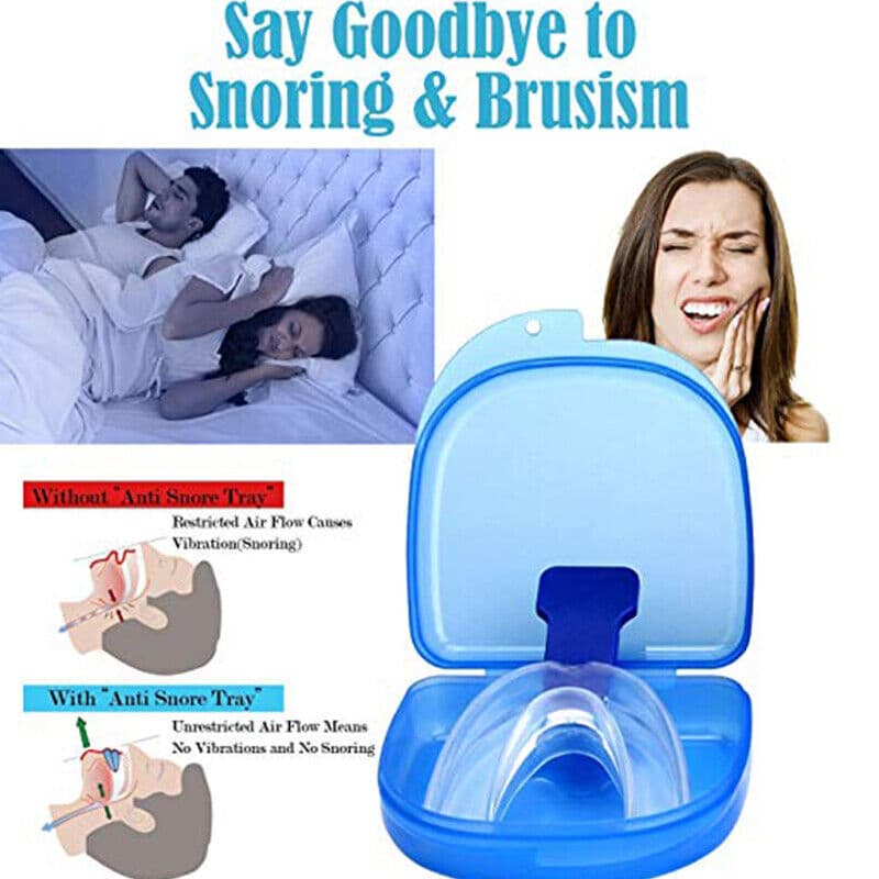 New Stop Snoring Mouth Piece Sleep Apnea Night Guard Anti Snore Device Silicon 4