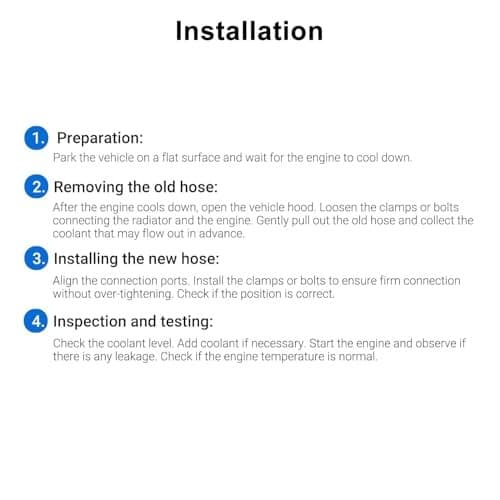 Engine Radiator Water Distribution Hose Outlet Coolant Line Reservoir Radiator  5