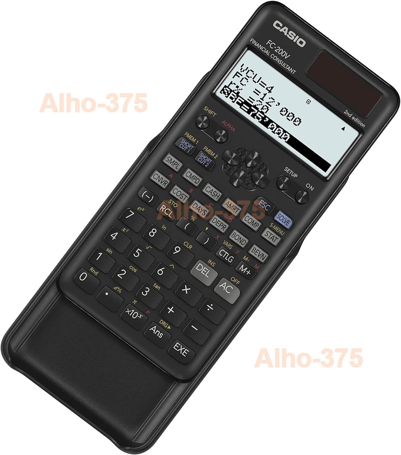 Casio FC-200V 2nd Edition Financial Calculator 10+2 Digits Dual Power Calculator 2