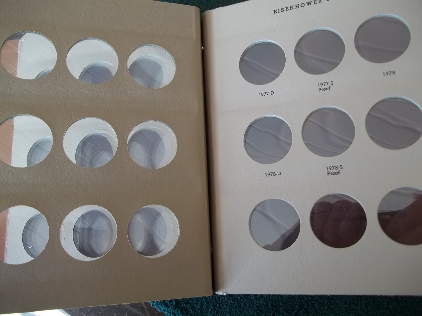 Dansco Eisenhower Dollar Including Proof Only Issue Book #8176 4