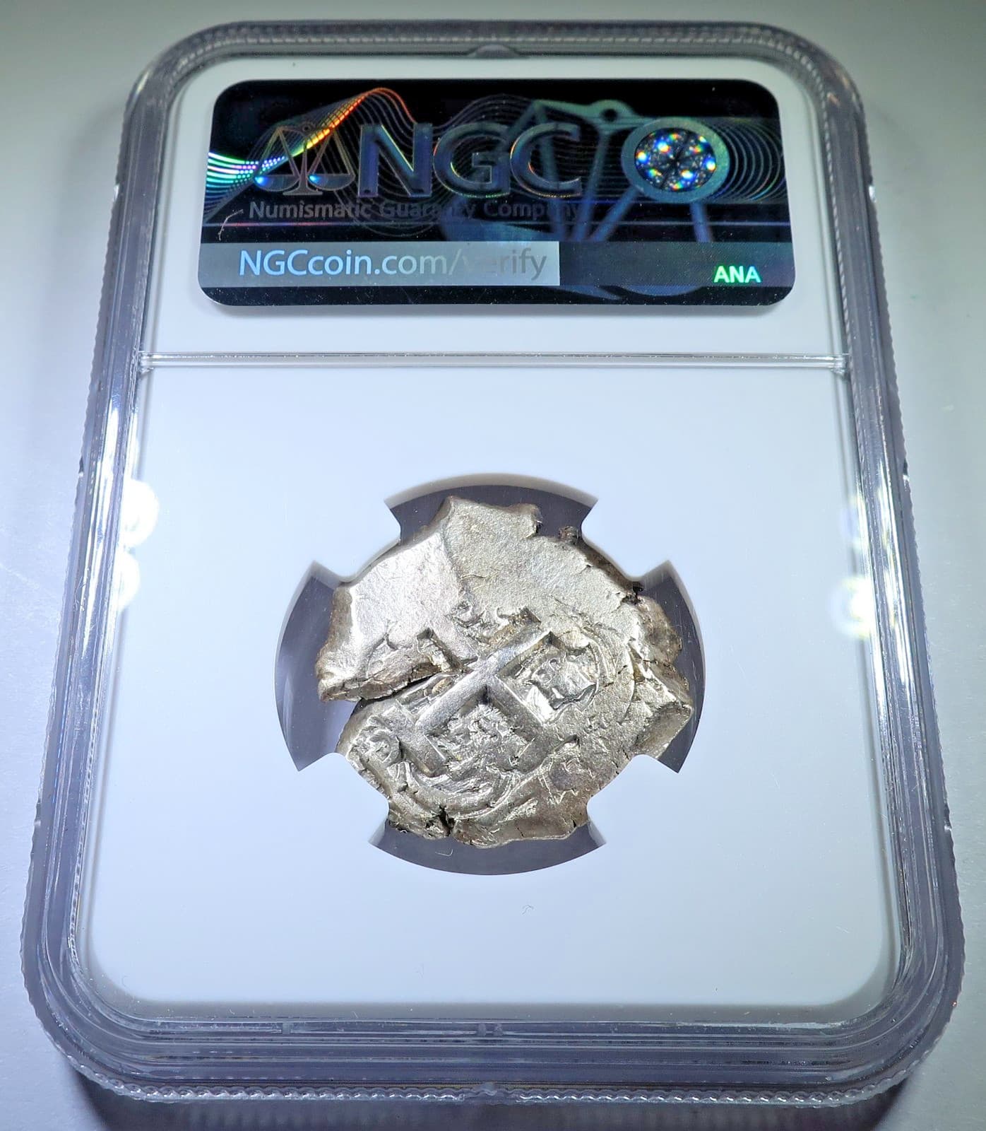 NGC XF Two Dates Cerro Rico Hoard 1750 Spanish Bolivia 4 Reales Silver Cob Coin 2