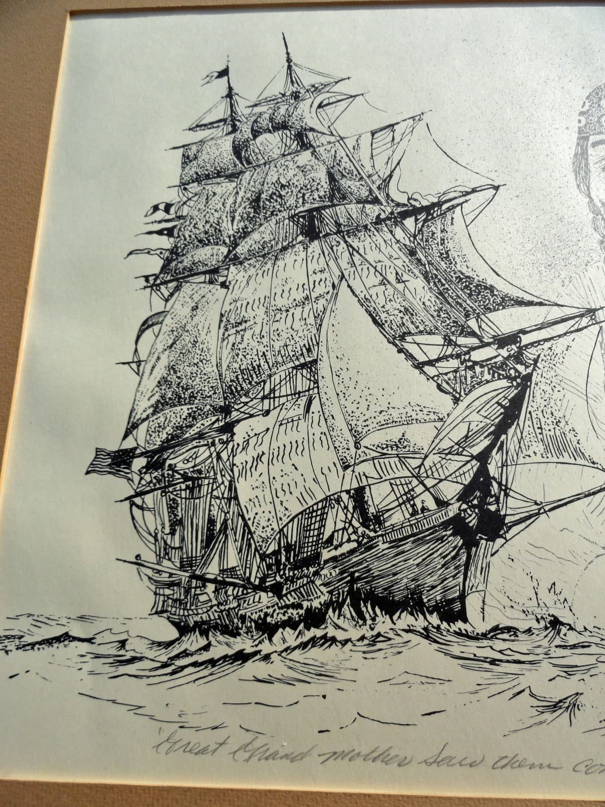 Nathan Olney Signed and Numbered Lithograph (#1 of 5) 1973 Yakima 1820's Indian 6