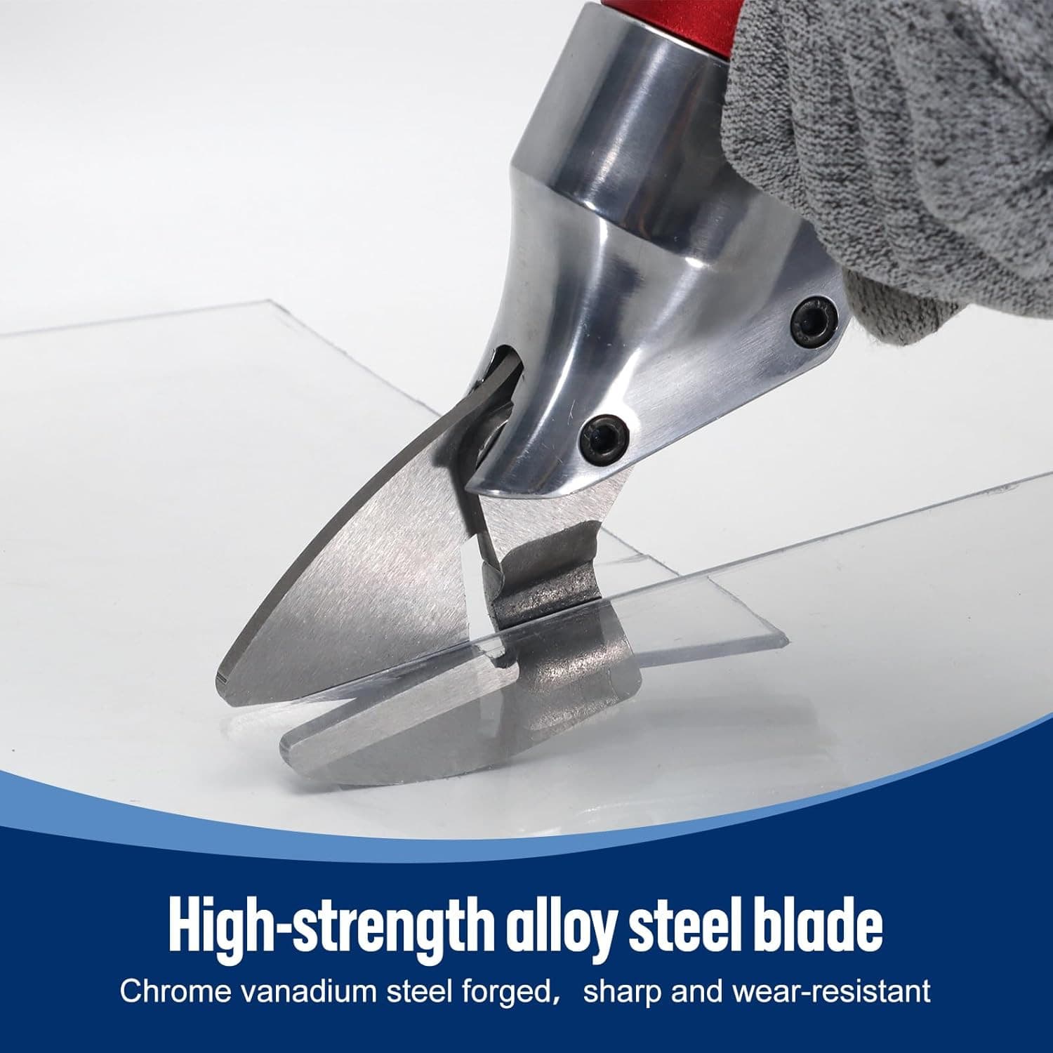 Metal Shears Drill Attachment,Sheet Metal Cutter with 360 Degree Pivoting Handle 2