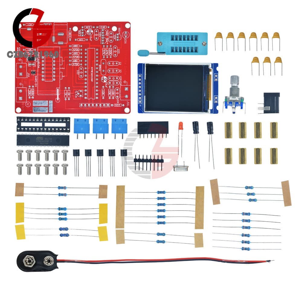 DIY TFT Mega328 Transistor Tester LCR Capacitance ESR meter Kit Frequency Signal 2
