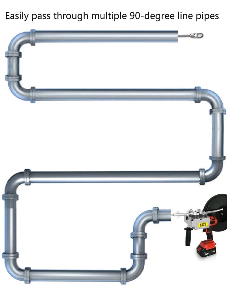 Stringing Machine Auto Electric Steel Wire Dark Line Pull Line Wire Guide Tool 5