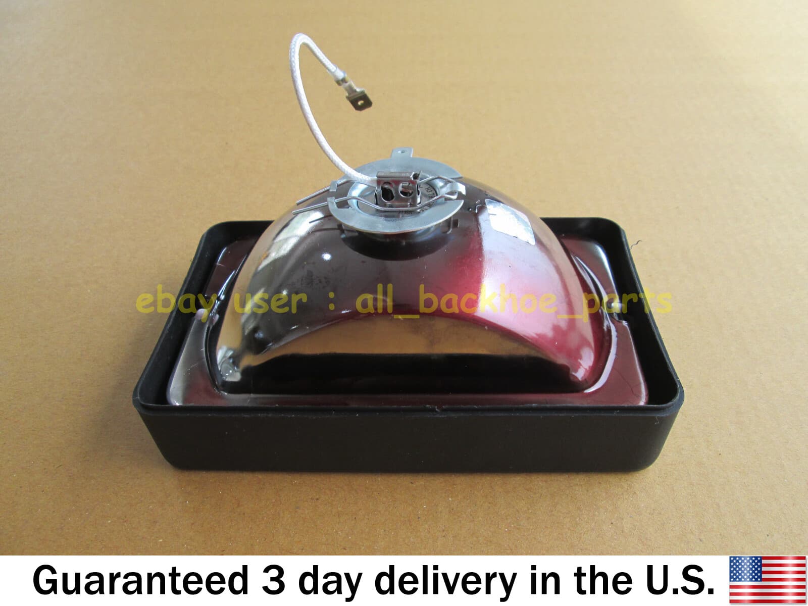 JCB BACKHOE - FRONT & REAR WORKING LIGHT 12V WITH BULB (PART NO. 700/31800) 6