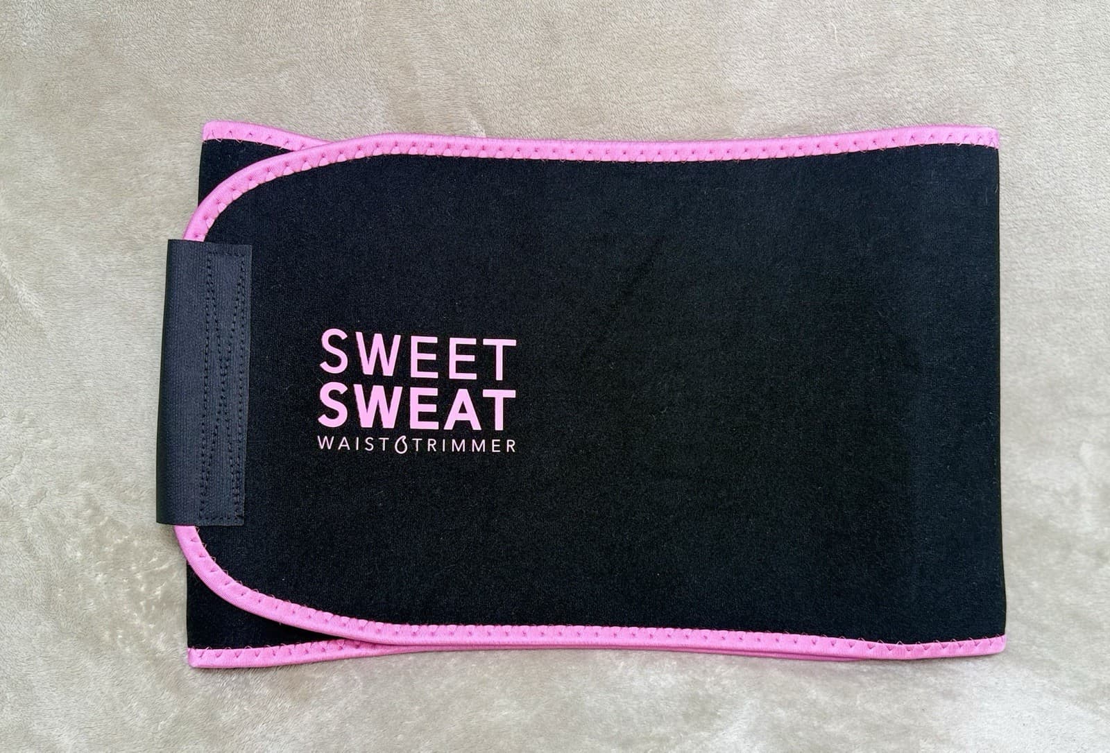 Sweet Sweat Waist Trimmer Band Women Men Trainer Faja Belt Black Pink Size XL