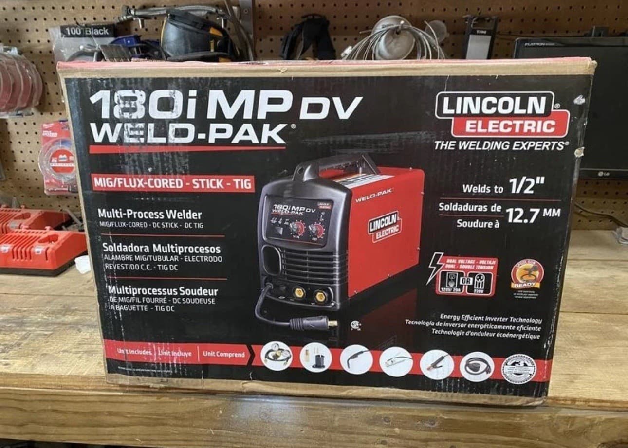 Lincoln Electric K5257-1 180i MP DV Weld Pak Multiprocess Welder Dual Voltage