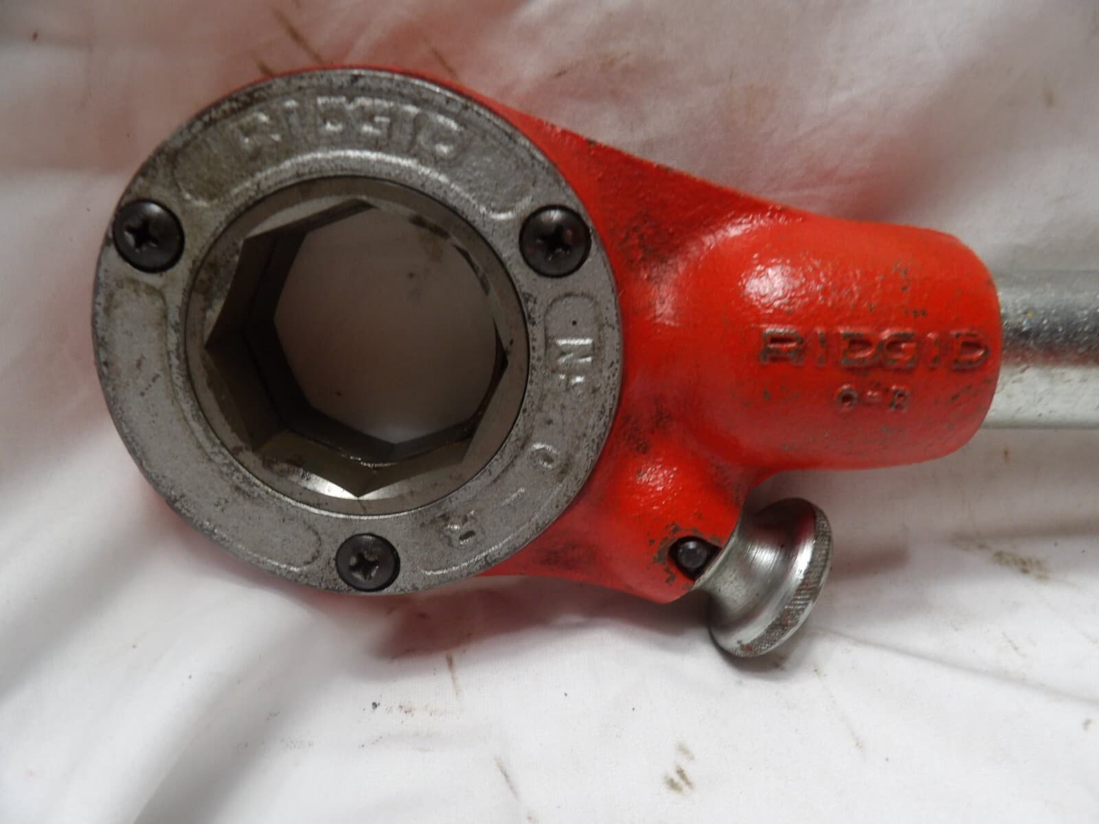 Ridgid 0-R Ratchet Head with Handle 4