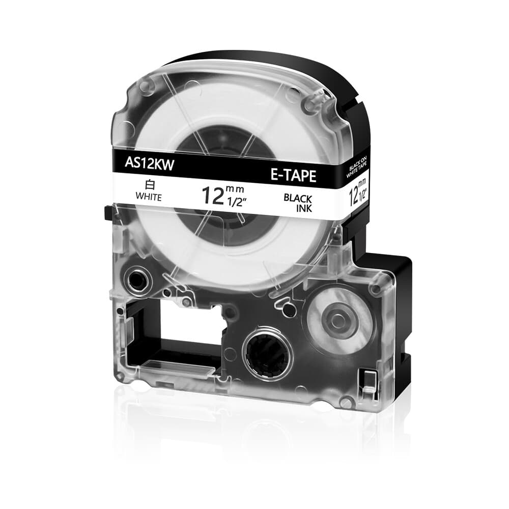 20PK 1/2" Compatible LK-4WBN L-C-4WBN Tape for EPSON LabelWorks Black on White 3