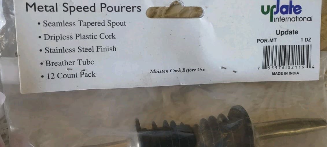 Measured Liquor Bottle Pourers 24- 1 oz and 1.5 oz Quick Shot Bar pour Spouts  2