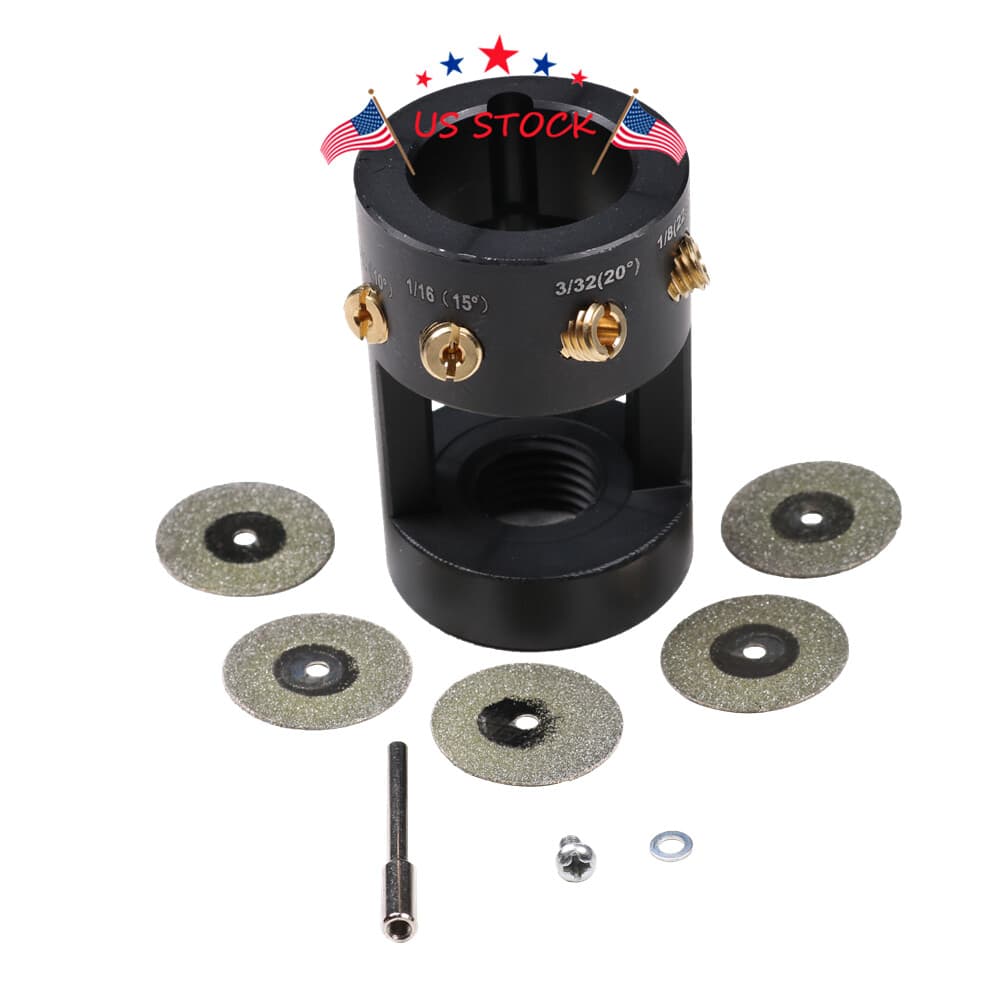 Tungsten Grinder Sharpener Multi-Angle & Offsets Tool Head TIG Welding TGS3412 2