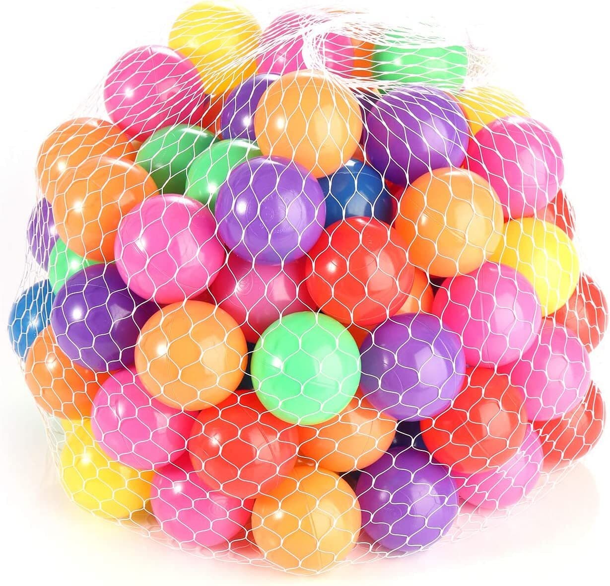 200 Pack Kid Ball Pit Balls Colorful Ocean Balls Crush Proof Plastic for Toddler 2