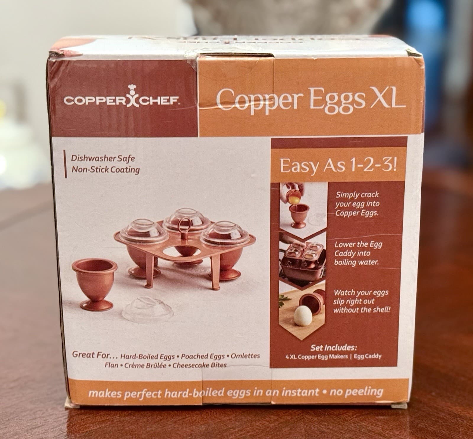 New In Box: Copper Eggs XL - Egg Cooker - by Copper Chef -
