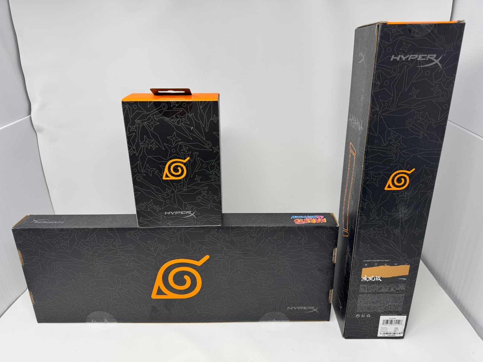 ✅New Sealed✅ HyperX Pulsefire Haste Naruto Ed Mouse+Pad+Alloy Origins Keyboard 2