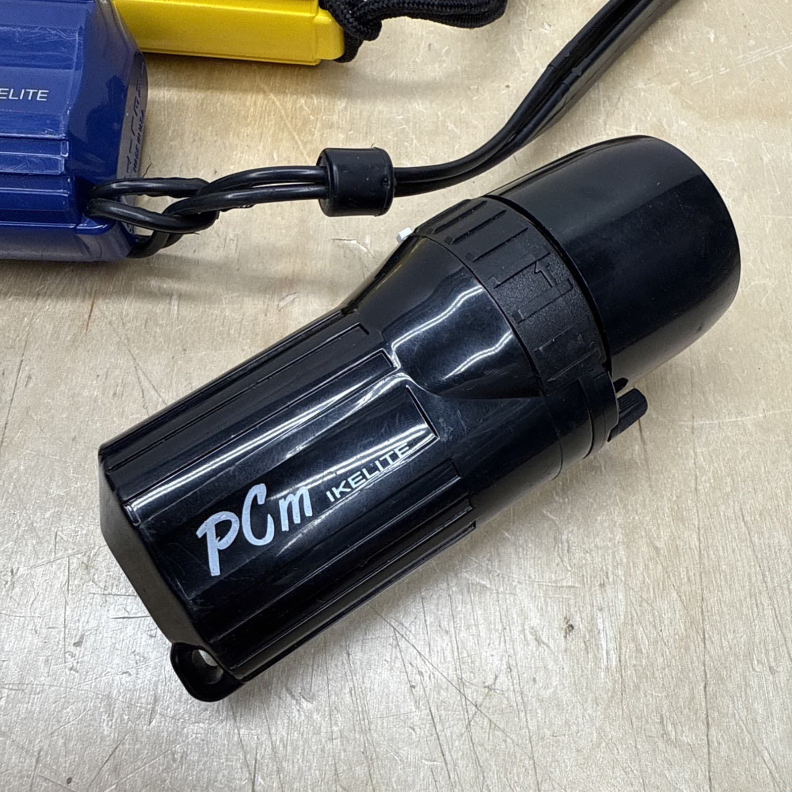 3 IKELITE PC LITE Underwater Scuba Diving Torch Flashlight  HALOGEN BULB Tested 6