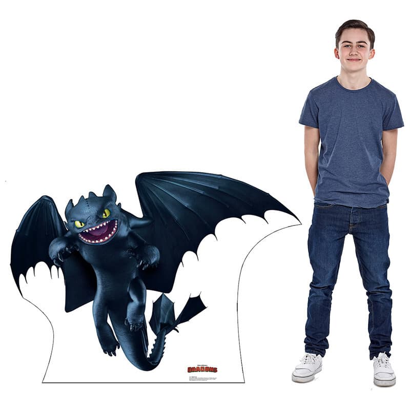 NIGHT FURY How to Train Your Dragon Lifesize CARDBOARD CUTOUT Standup Standee 3