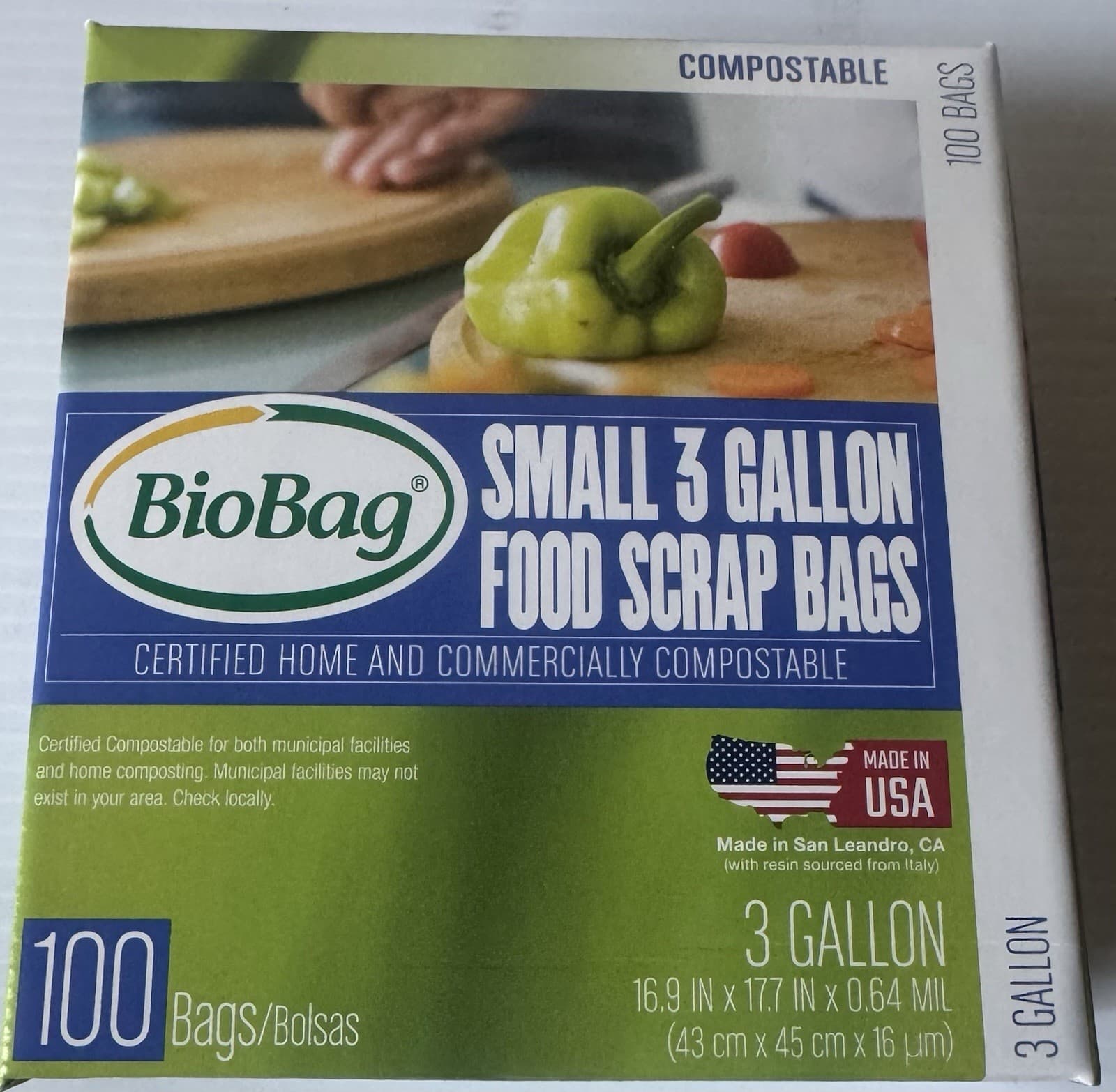 Bio Bag Compostable Small 3 Gallon Bags 100 Count by BioBag