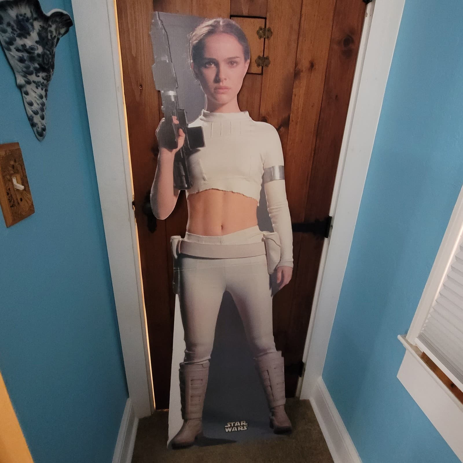 2002 Padme Amidala Star Wars AOTC Lifesize Cardboard Cutout Standup Standee #424