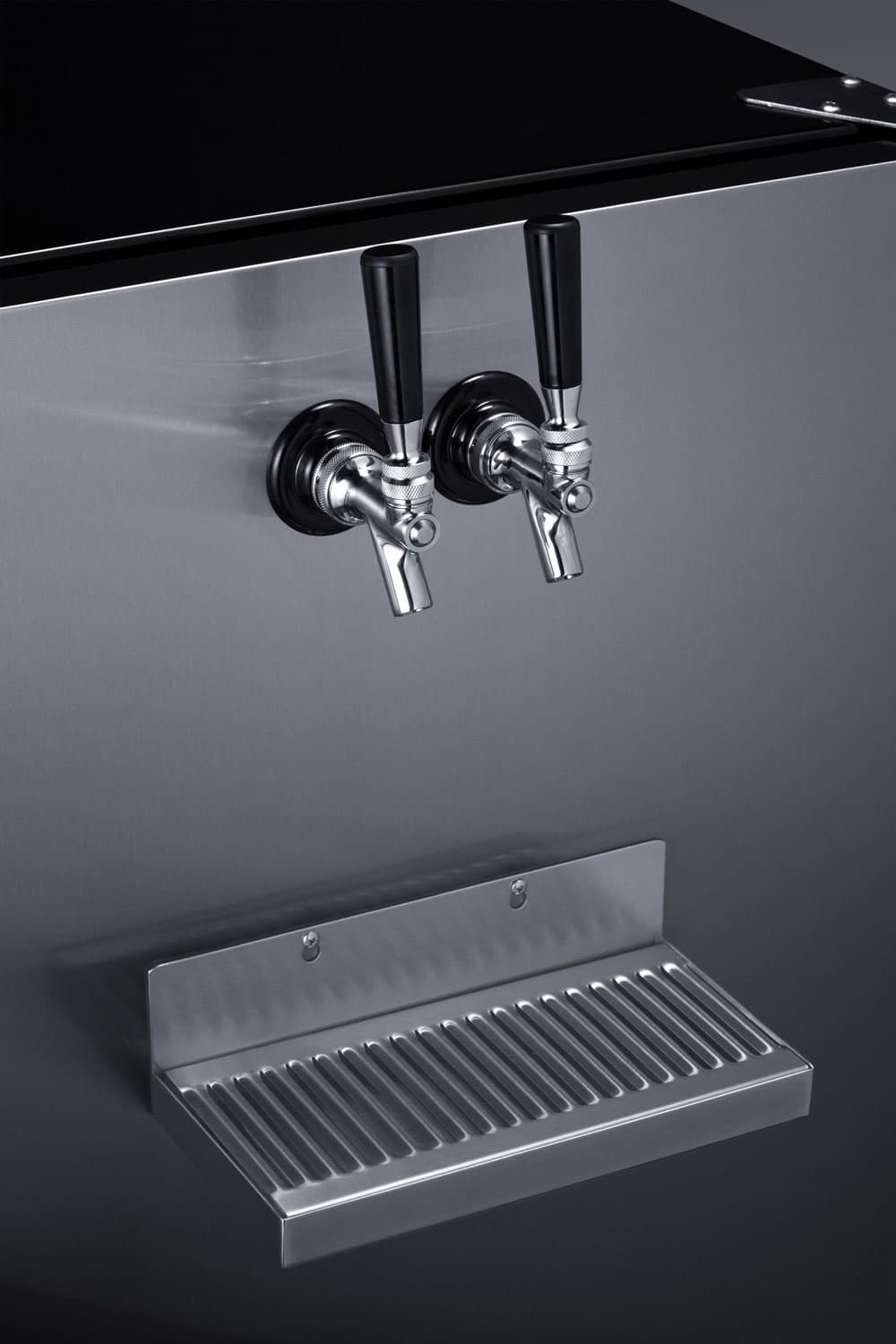 Summit SBCFRTPCFADALHD 24"W 5.3 Cu. Ft. Built-In Double Tap - Stainless Steel 6