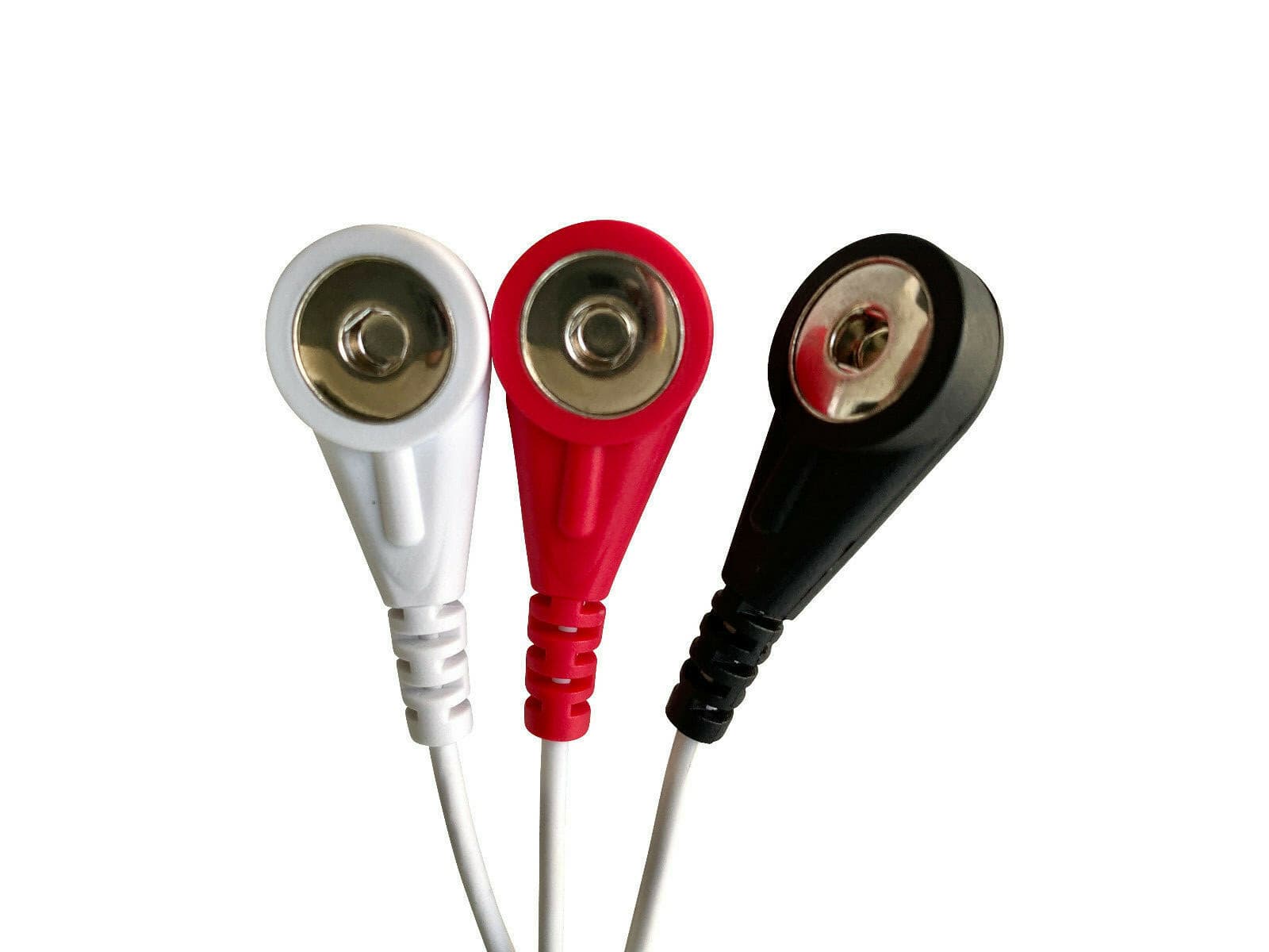 3 Lead ECG EKG Cable 6 Pin Medical Patient Monitor Compatible DIN Snap AHA 12ft 3