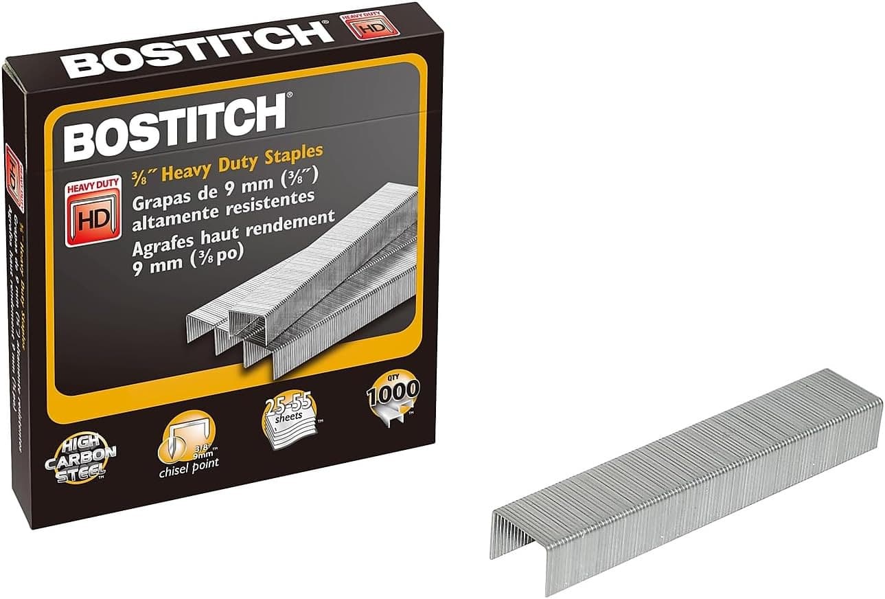 Bostitch Office SB353/8-1M Heavy Duty Premium Staples, 5