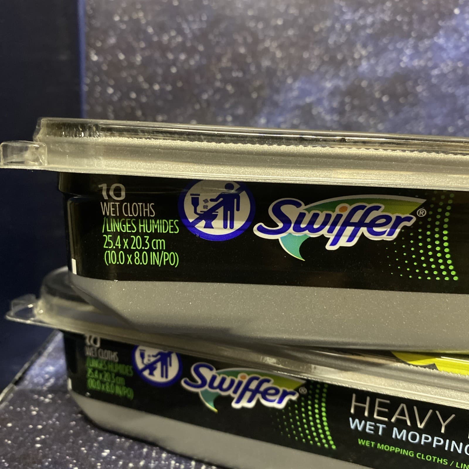 2 X Swiffer Heavy-Duty Wet Cloth Gain Scent 10/Pack In each 3