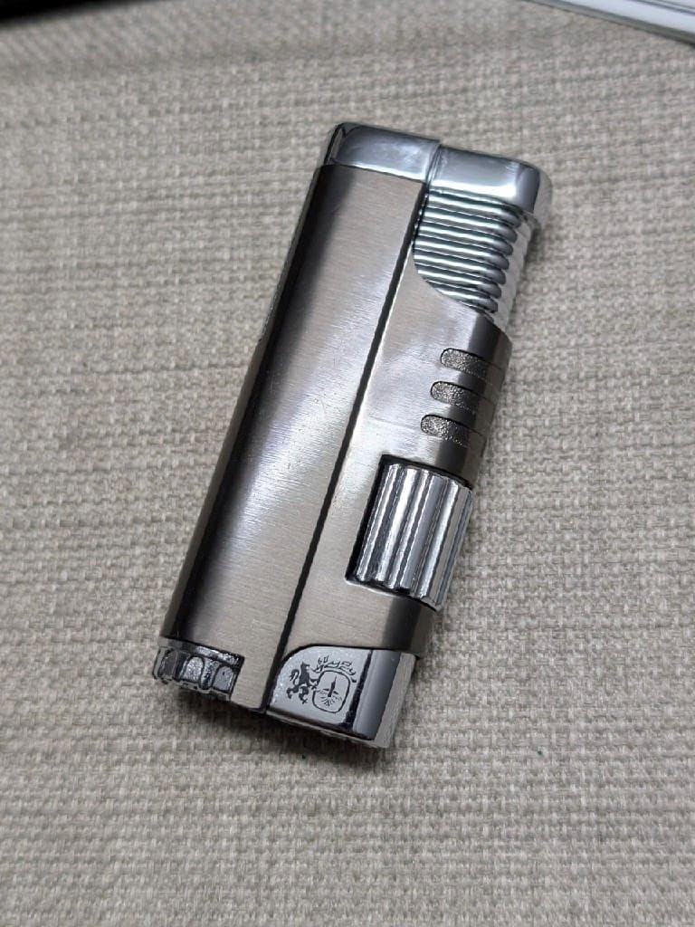 COLIBRI lighter QUANTUM sst wind-resistant stystem CHROME metal w/ BOX 3