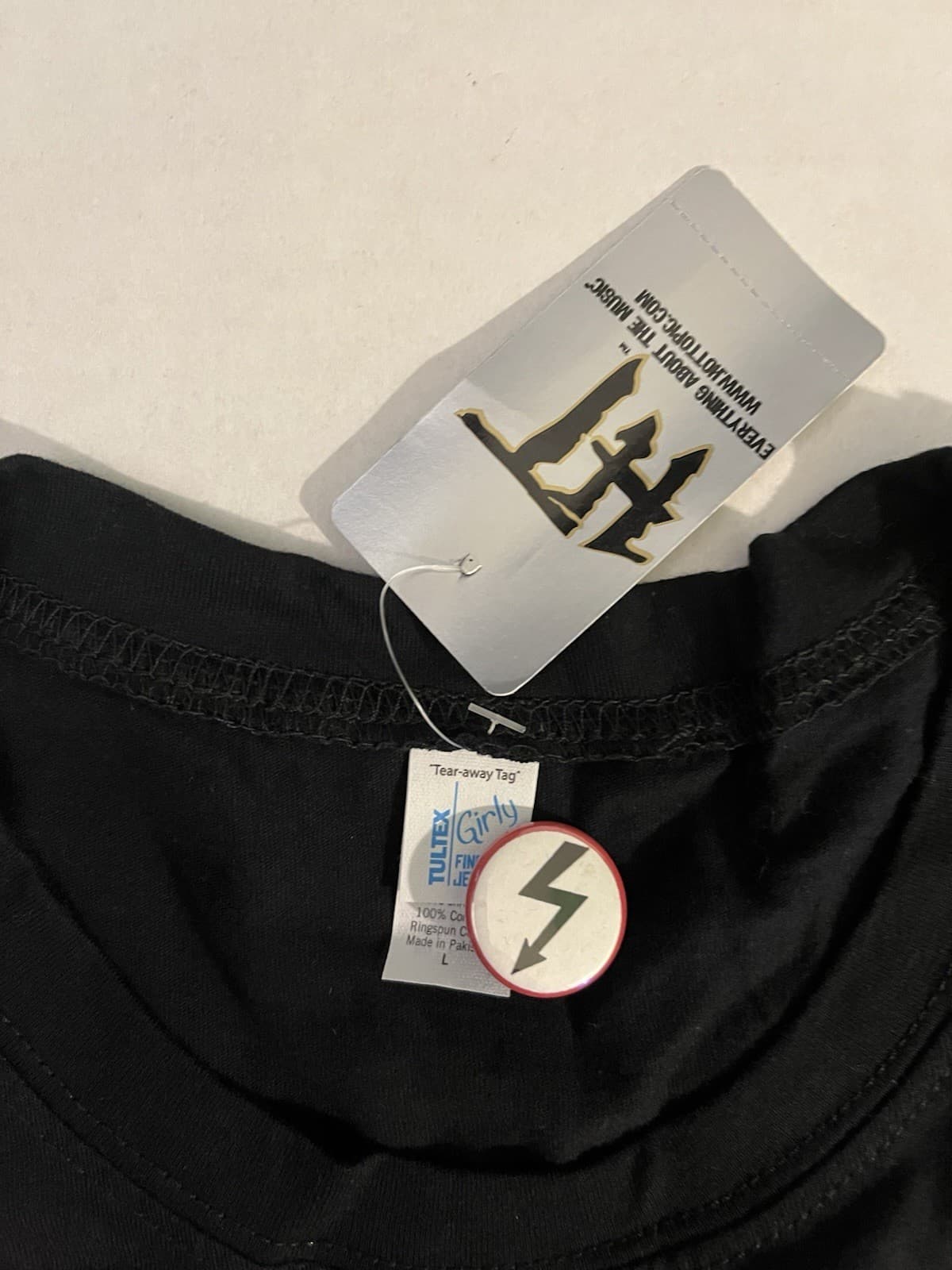 MARILYN MANSON The High End Of Low 2009 Hot Topic LARGE Tultex Girly t-shirt MWT 5