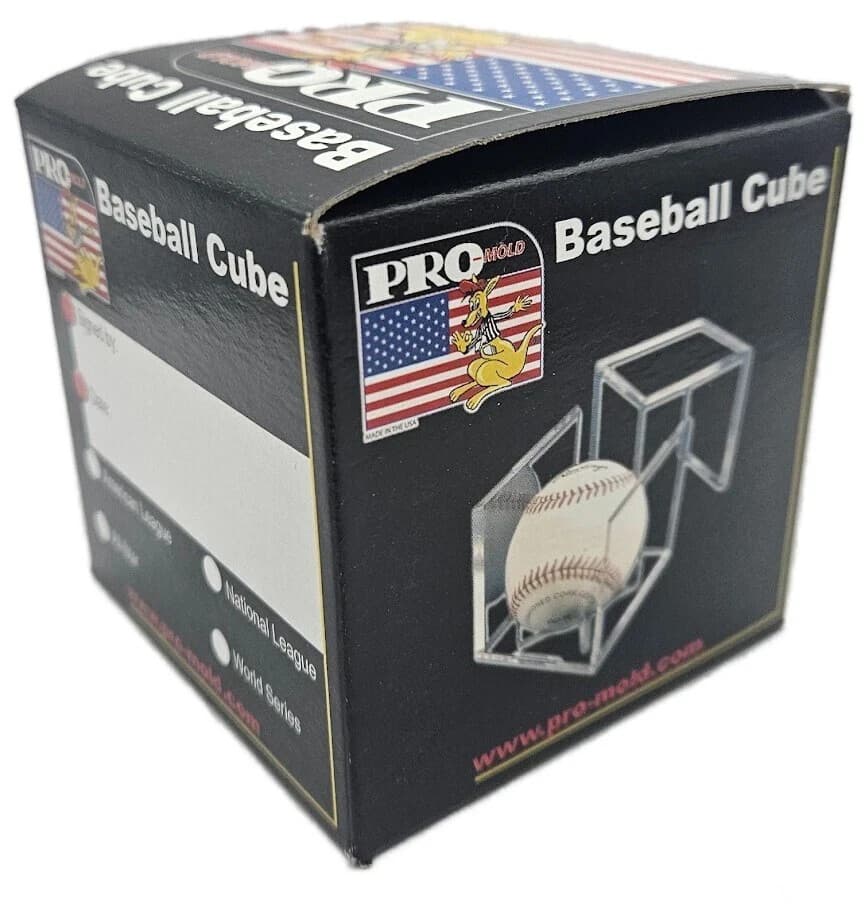 Pro-Mold Baseball Cube IV Square Holder UV Protected Ball Display Case USA Made 2