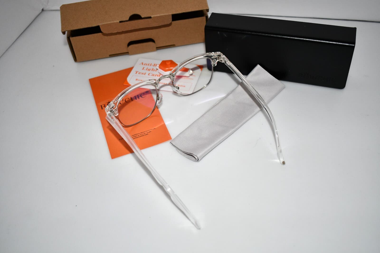 ROWCHIC Blue Light Blocking Glasses – Lightweight Glasses, Anti-Eye Strain UV Gl 3