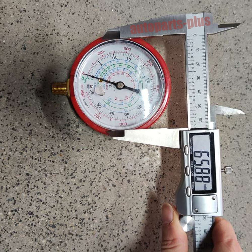 HVAC A/C Air Refrigeration High & Low Pressure Gauge Set for R410A R134A R22 3