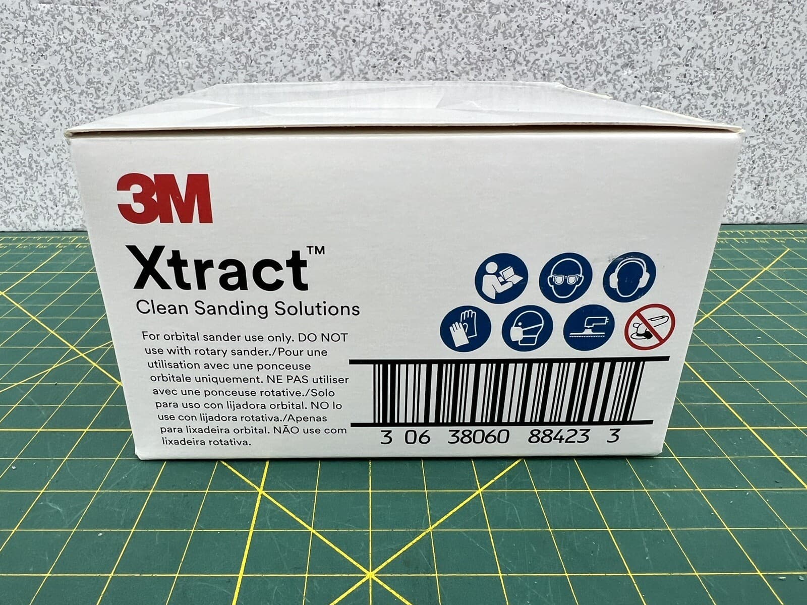 3М 88423 Xtract Net Disc 310W, 240+, 5 in, Die500X, Pack of 50 Hook and Loop 3