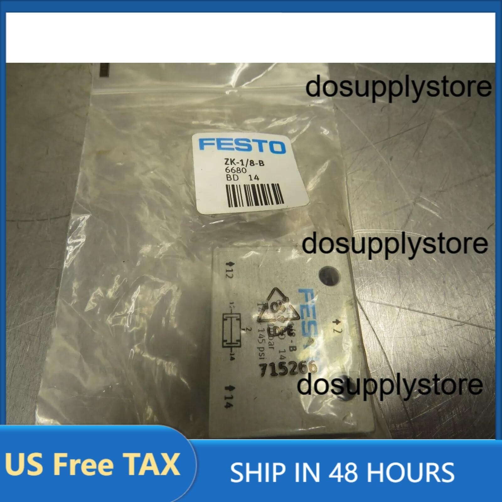 New Festo 6680 ZK-1/8-B AND gate