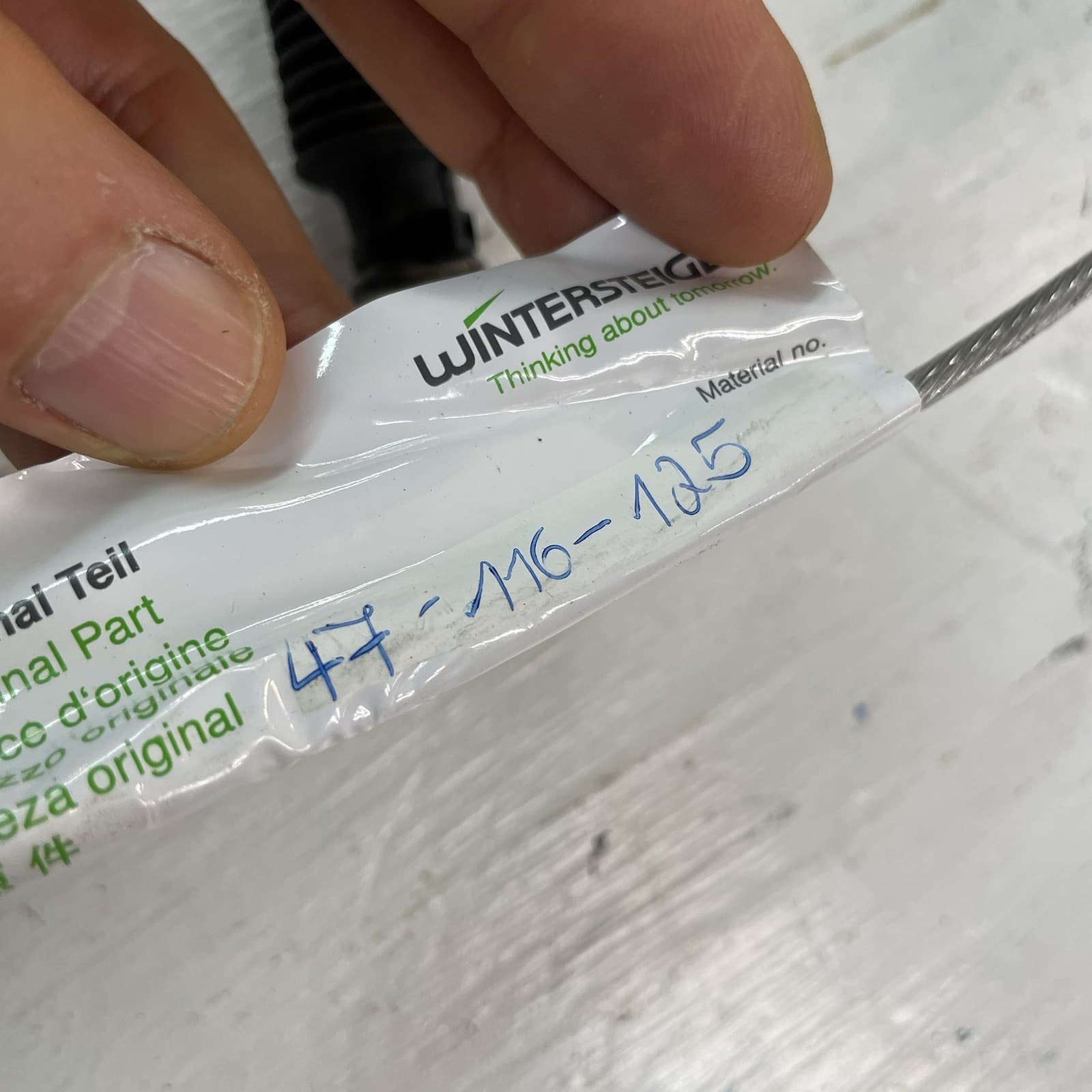 Wintersteiger MICRO 1/SB2 LIFTER CABLE 2