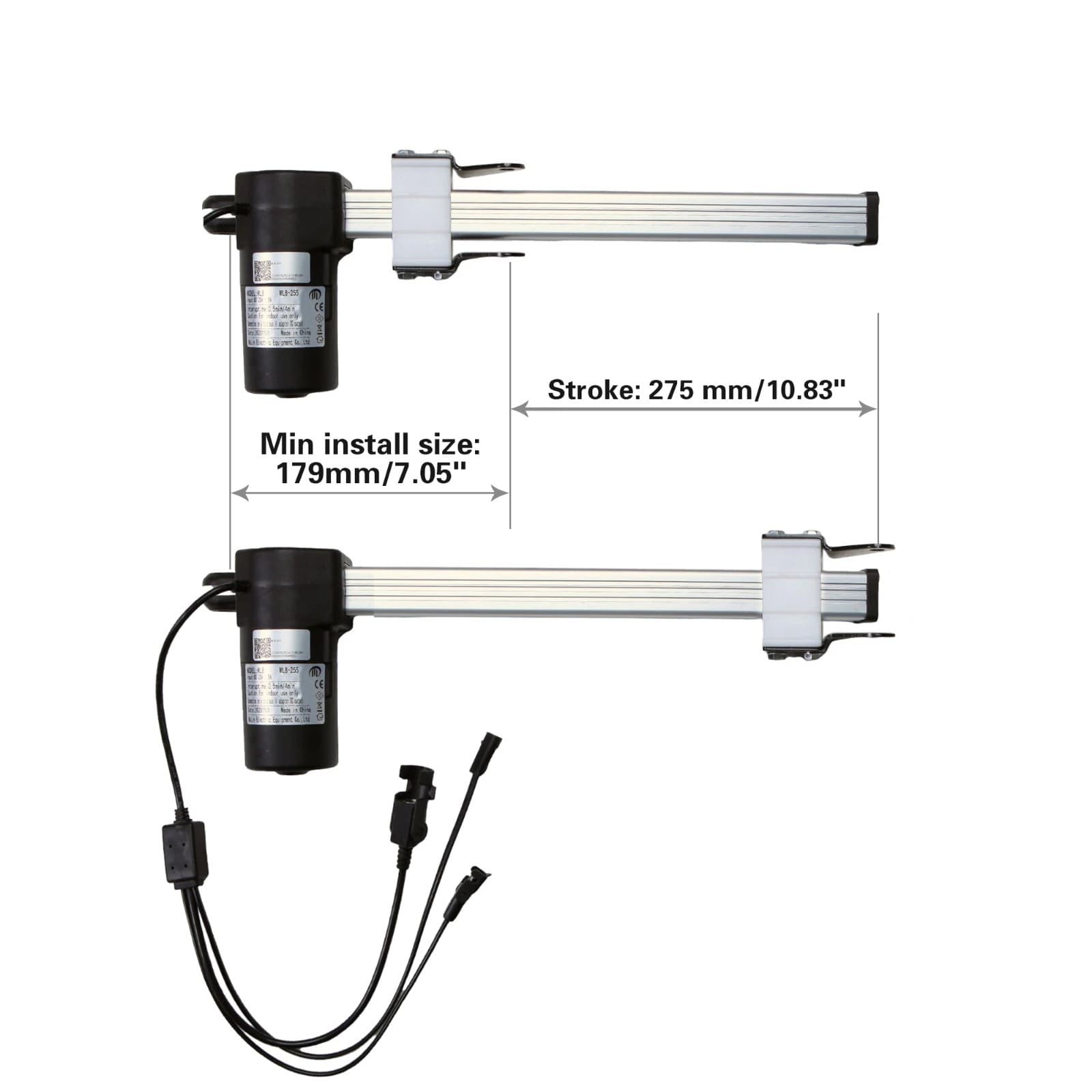 ML8-255 Mulin ML8 Motor Linear Actuator for Recliner Electric Couch Lift Chairs 3