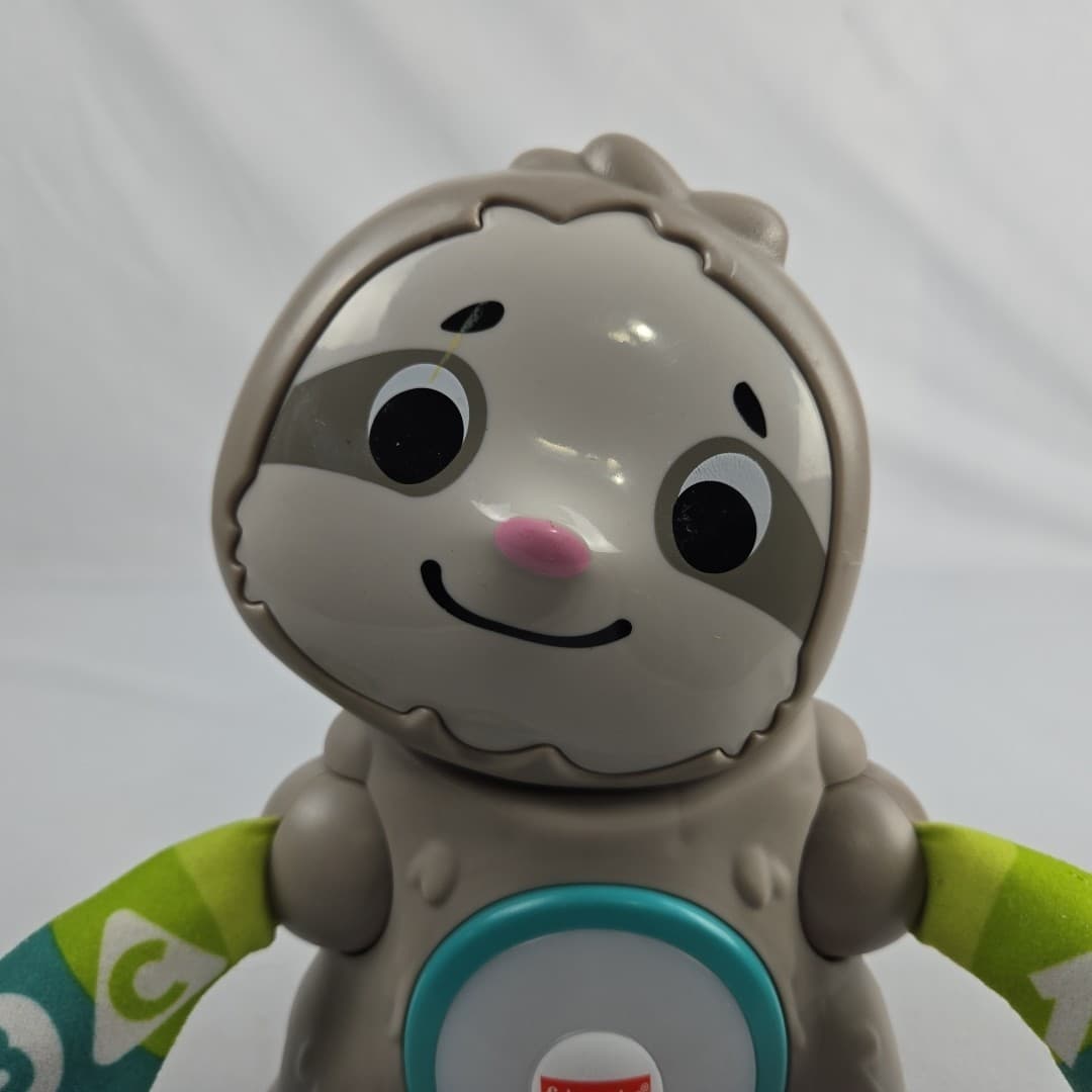 Fisher Price Linkimals Smooth Moves/Sings Sloth Interactive Educational Toy 10" 3