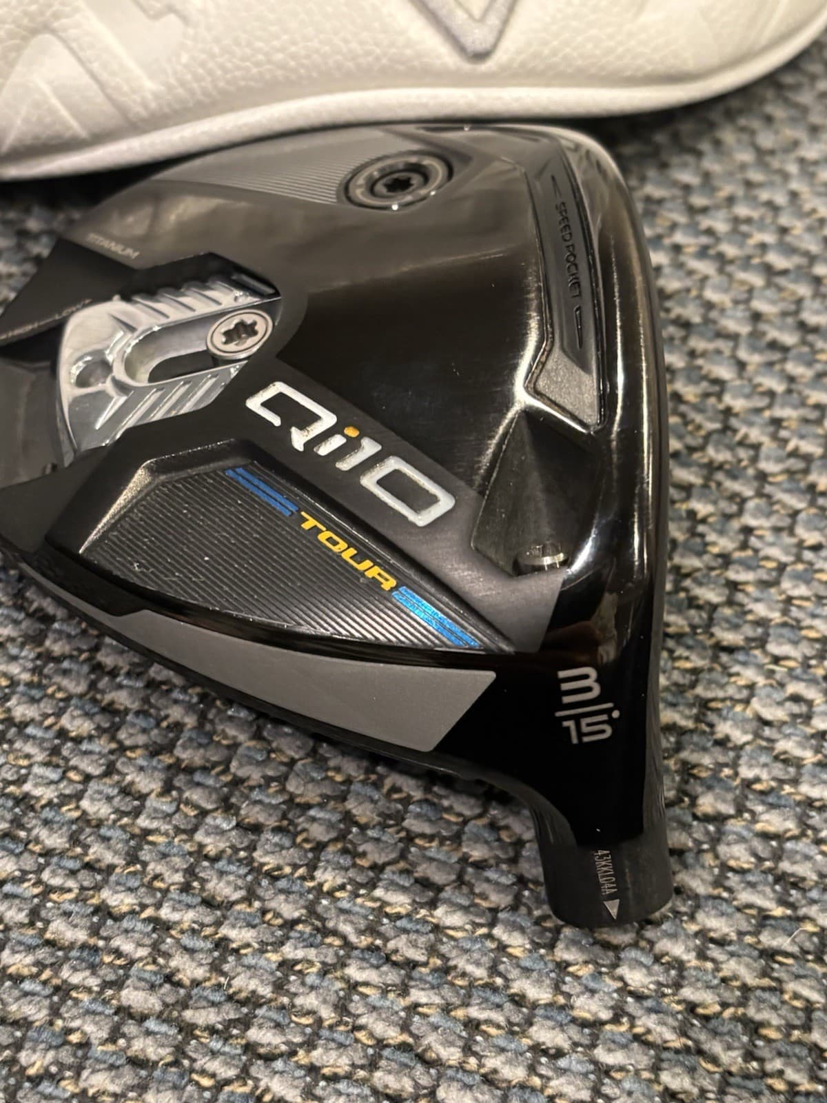 TAYLORMADE QI10 TOUR 3-WOOD HEAD 15° FAIRWAY WOOD HEAD ONLY Qi10 + HEADCOVER 2