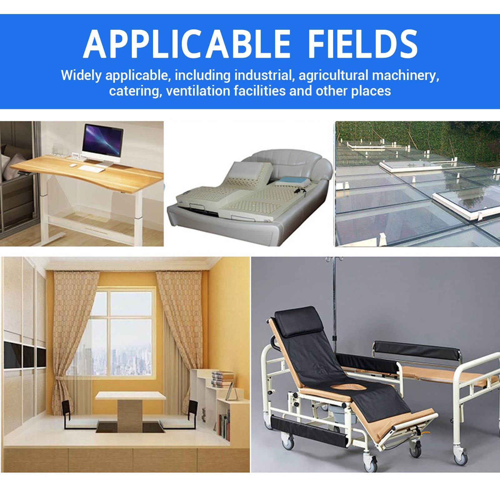 Linear Actuator Electric Motion Linear Actuator 1500N IP54 Water Proof 50mm 4