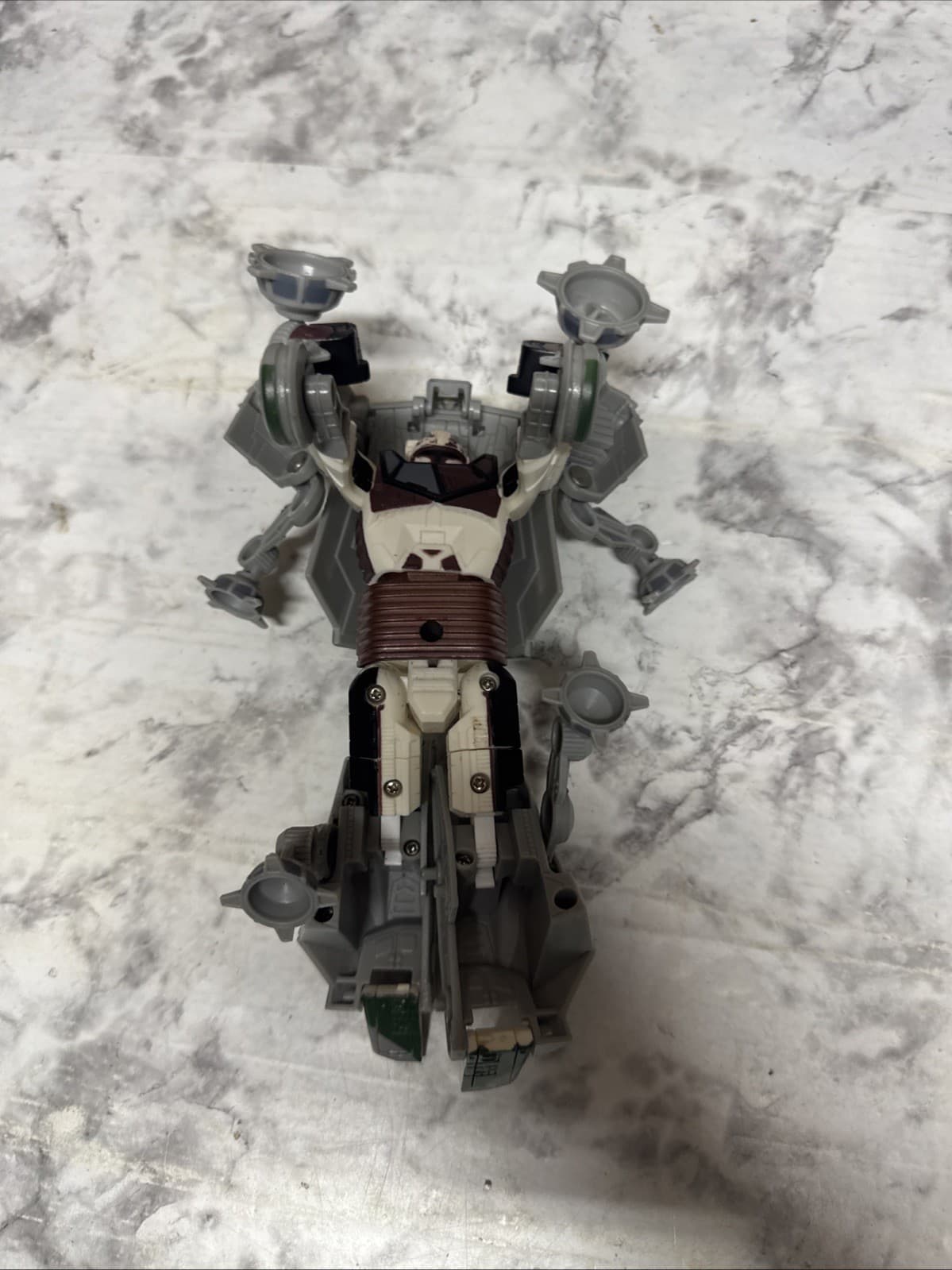 Star Wars Transformer Crossover - Captain Keeli/AT-TE - Missing Blaster