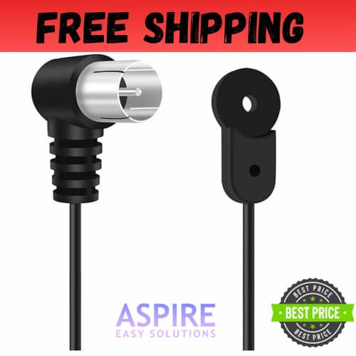 FM Radio Antenna With 4 Adapters Indoor , 75 Ohm for Home Stereo Receivers