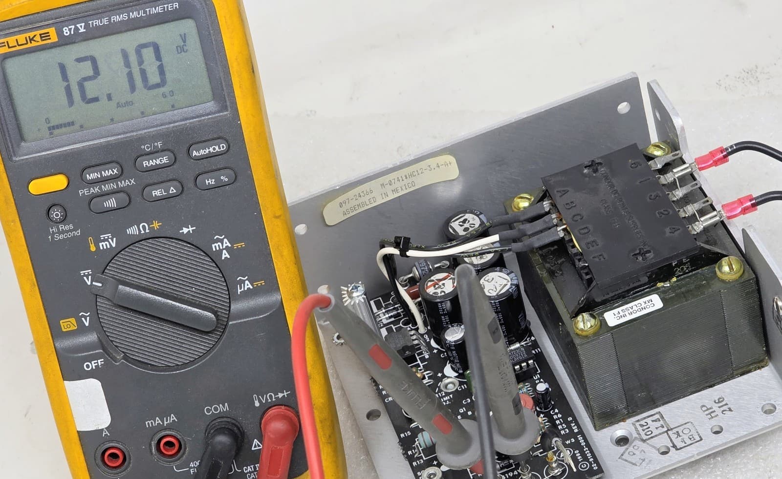 Condor HC12-3.4-A+ Power Supply 12VDC 3.4A Output, Input 100-240 VAC 2