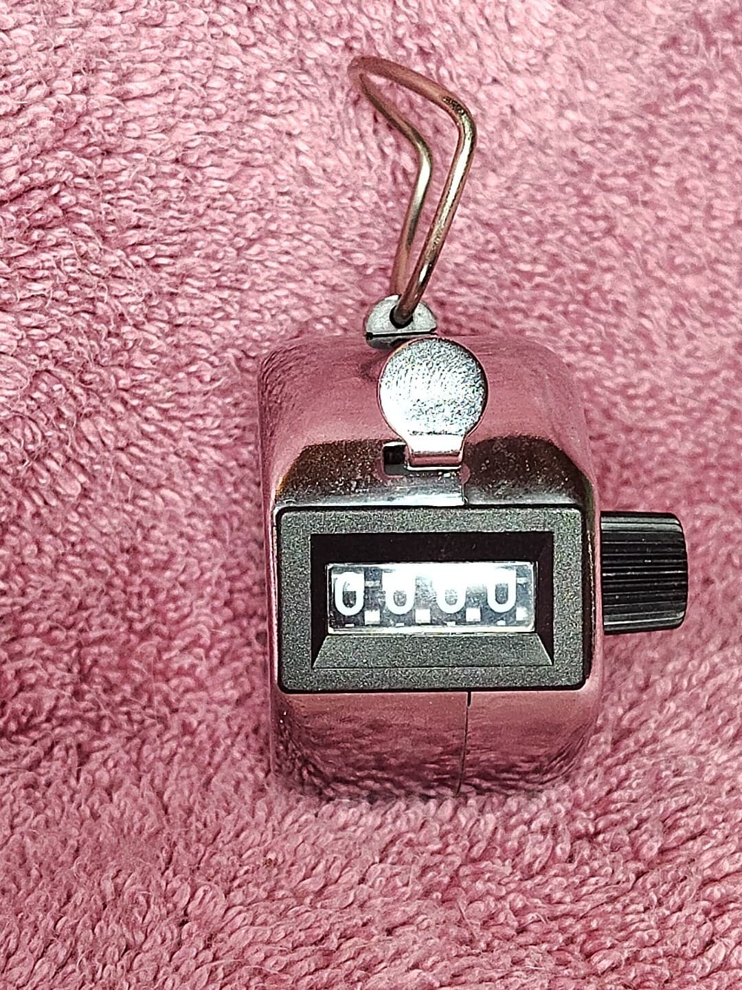 Vintage Portable 4 # Display Clicker Sport Golf Stroke Handheld Tally Counter 2