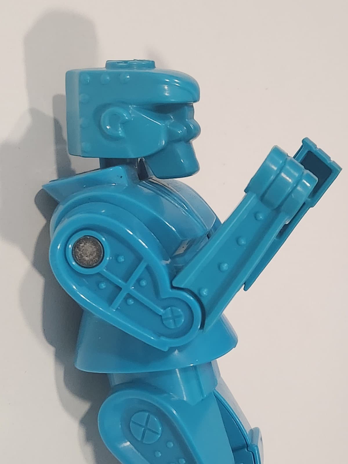 Mattel Rock 'Em Sock 'Em BLUE BOMBER REPLACEMENT Part Teal Toy Figure Parts 3