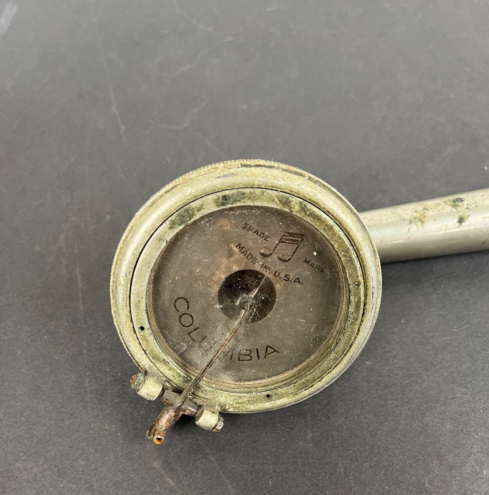 Antique COLUMBIA Phonograph Tone Arm And Reproducer 2