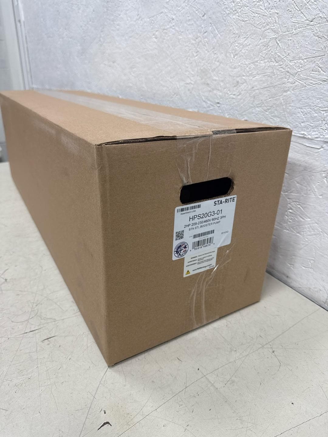 New PENTAIR STA-RITE HPS20G3-01 SS Booster Pump, 2HP, 230/460, 3PH, 15' Lift 5