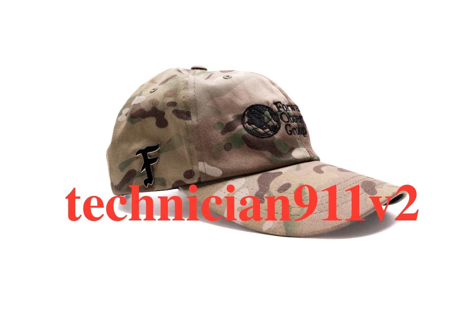 Forward Observations Group F Enamel Pin Black NEW SEALED 4